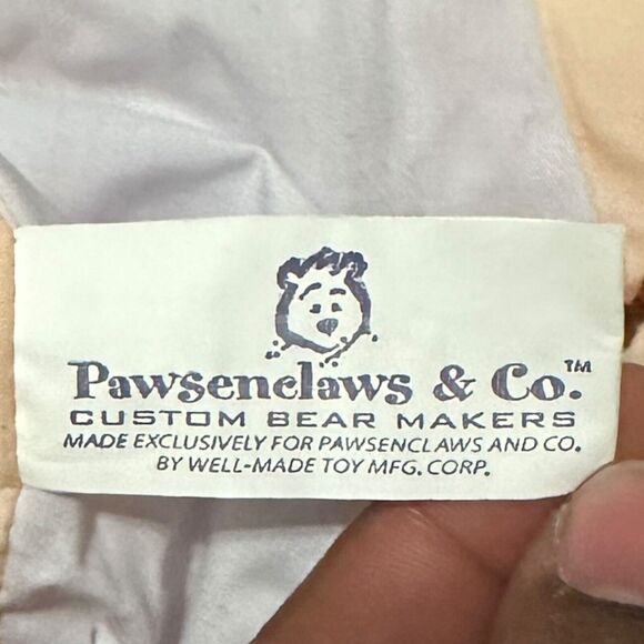 Pawsenclaws & Co Teenees Plush Girl Rag Doll 18” Brown Hair UNSTUFFED NWOT - Picture 4 of 6